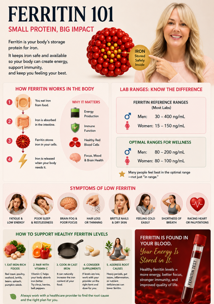 Ferritin: Your Body’s Iron Storage System And Why It Matters